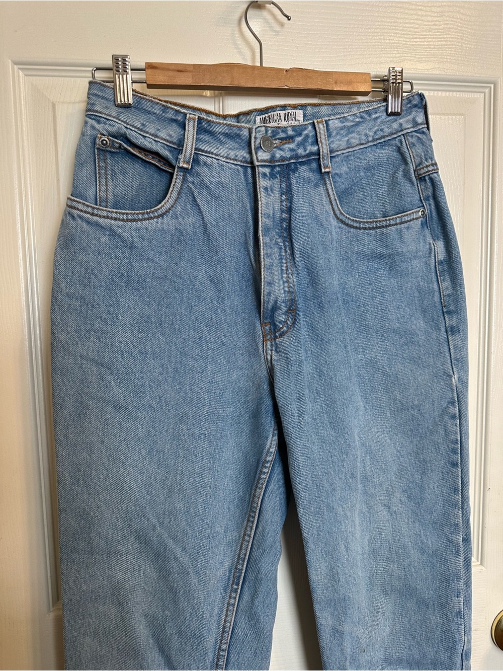 Vintage American Royal by Gloria Vanderbilt Light Blue High-Rise Straight Jeans